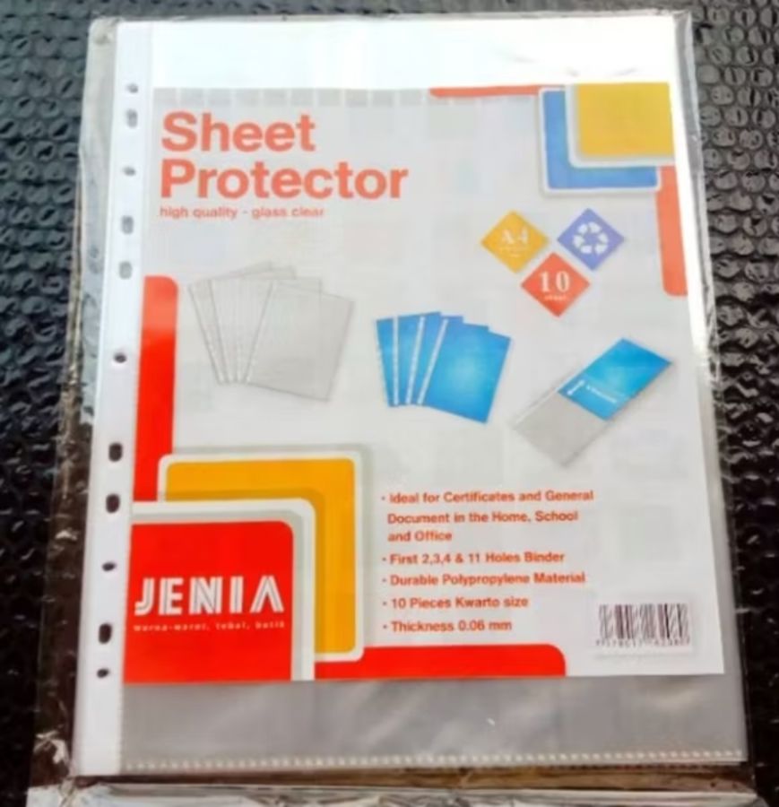 Sheet protector A4 Jenia