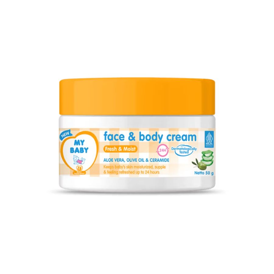 My baby face&body cream fresh