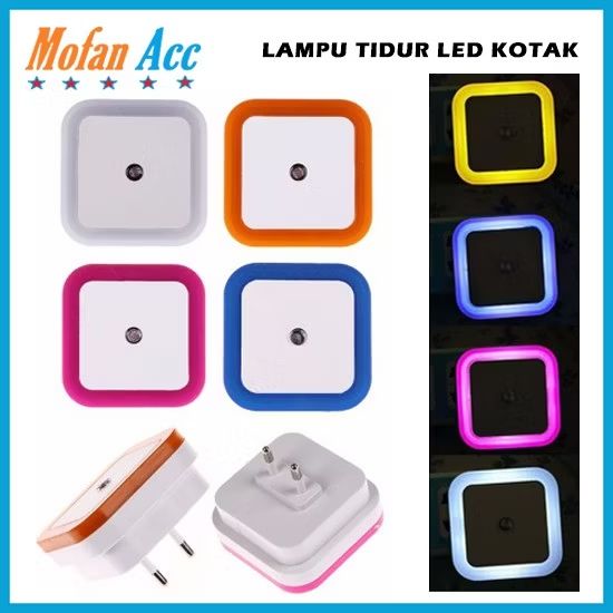 Lampu tidur segi 4
