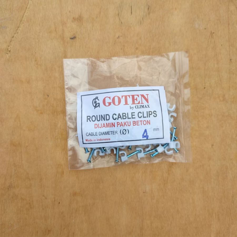 Klem kabel gloten 4mm