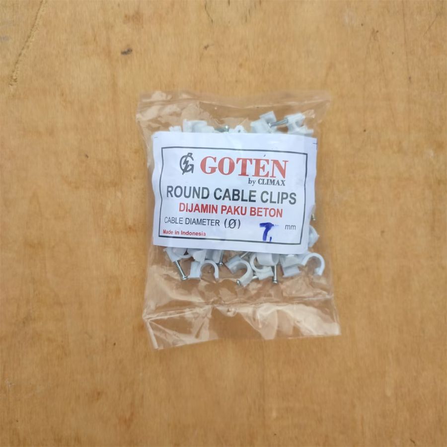 Klem kabel gloten 7mm