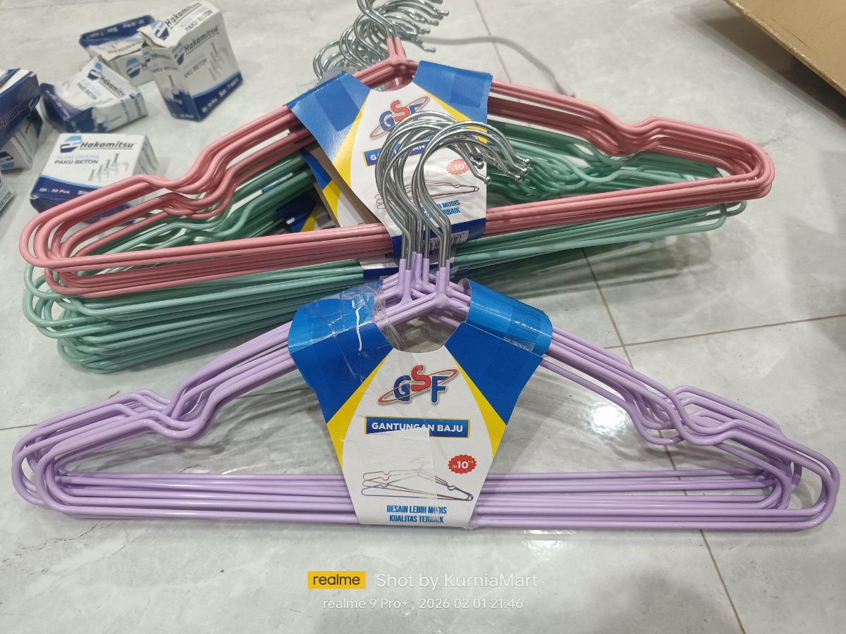 Hanger besi warna gsf 10