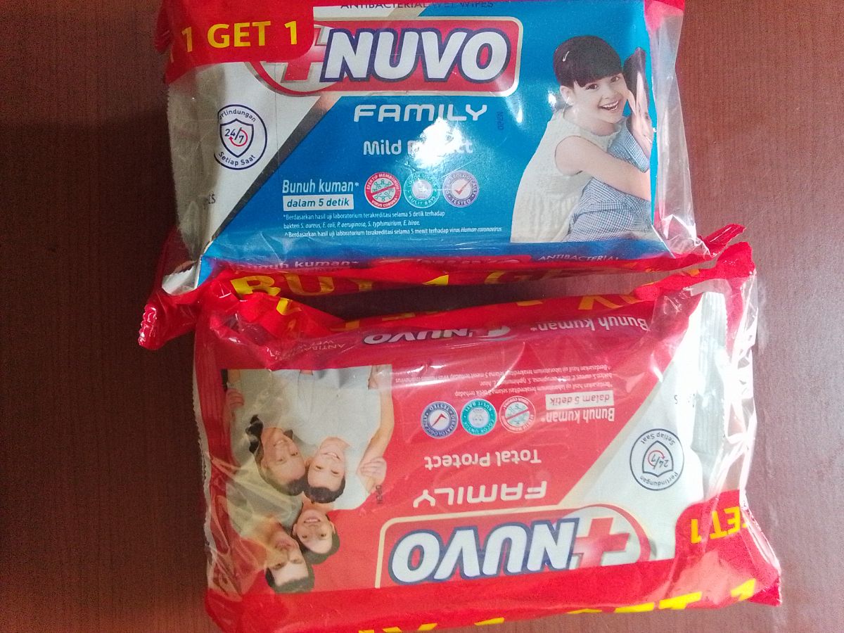 Tissue Basah Nuvo Family (All Variants)