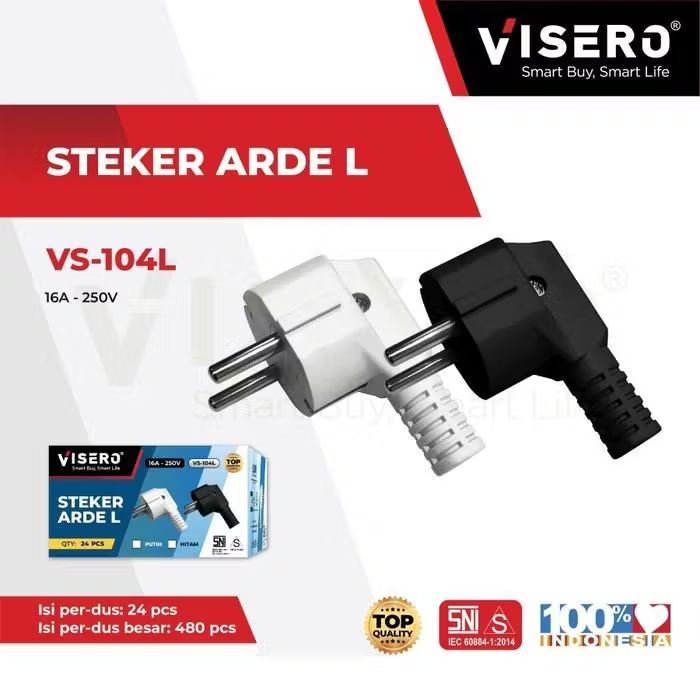 Steker L arde vs104L SNI