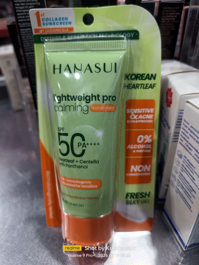 Sunscreen hanasui calm 50