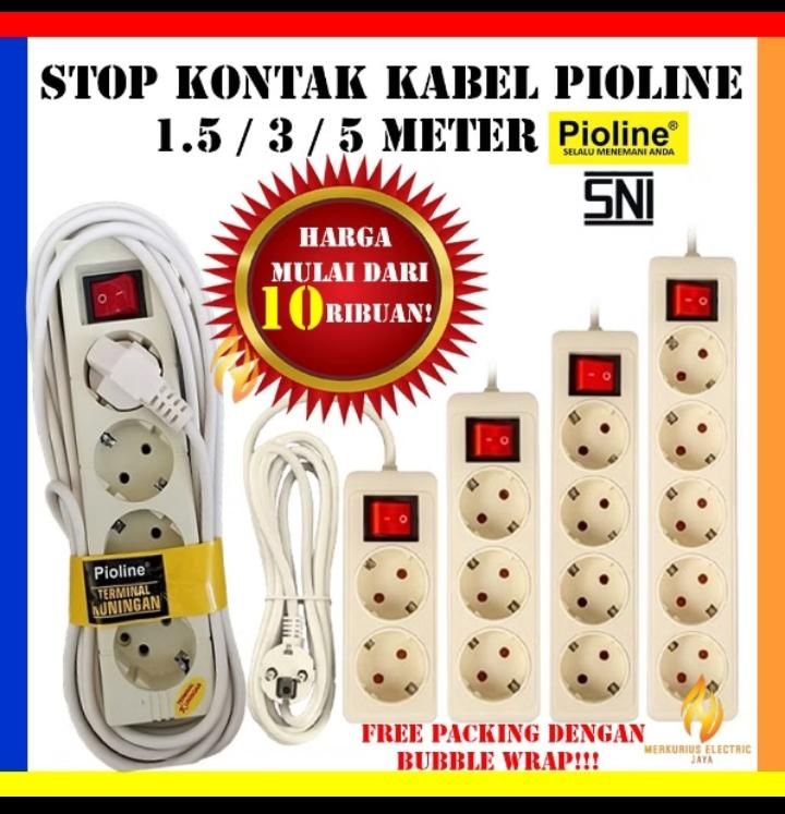 Colokan kabel pioline 5L/1.5M