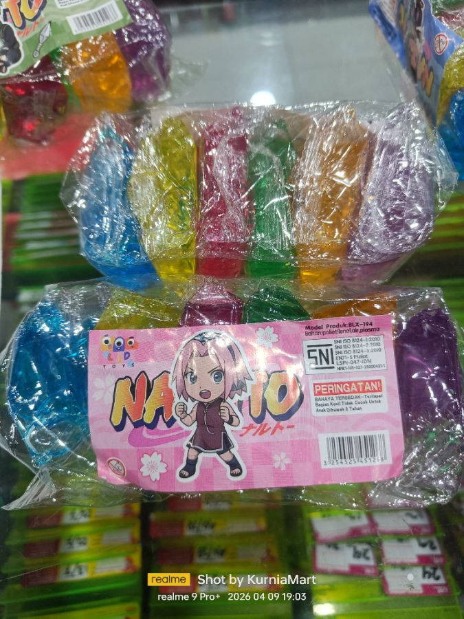 Jelli slime sachet isi 6
