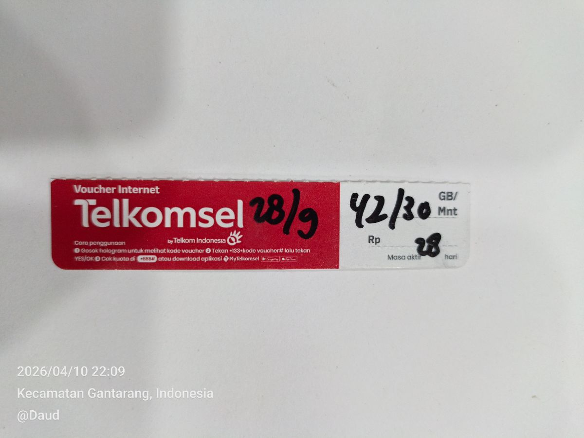 *Voc data tsel 42gb 30h