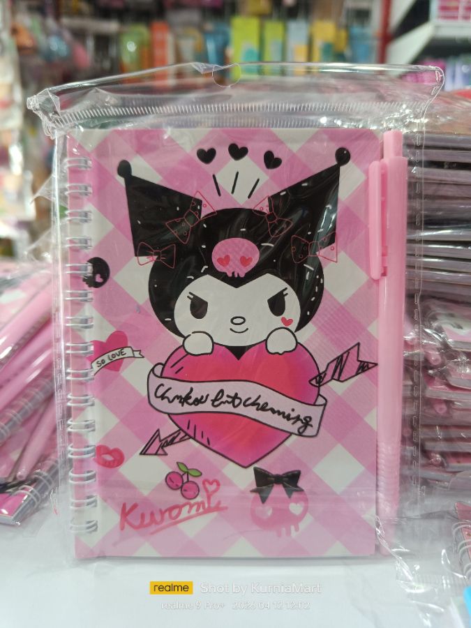 Notebook A5 karakter+pen