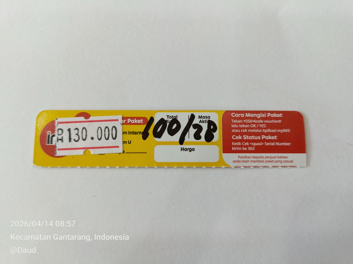 *Voc data im3 100gb 28hari