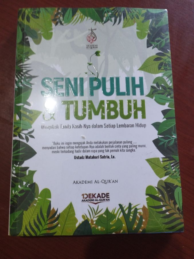 BUKU SENI TUMBUH DAN PULIH 