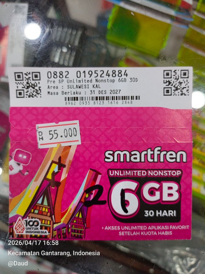 Kartu data 10gb+11(21gb) 