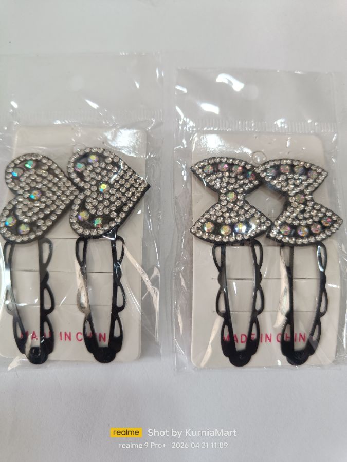 Jepit hitam bling-bling isi2