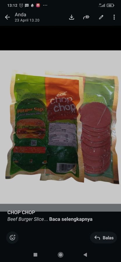 Chopchop mini burger 280 gr