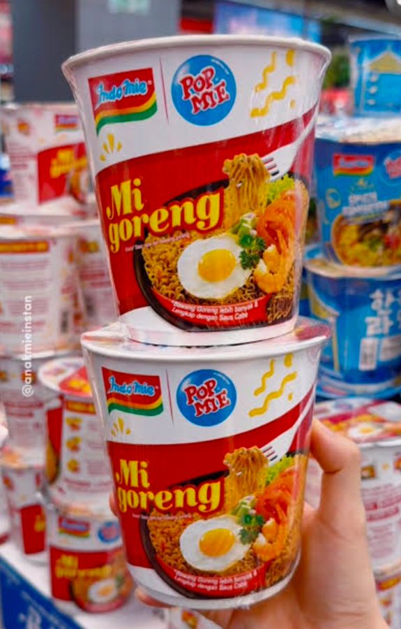 Indomie pop mie cup