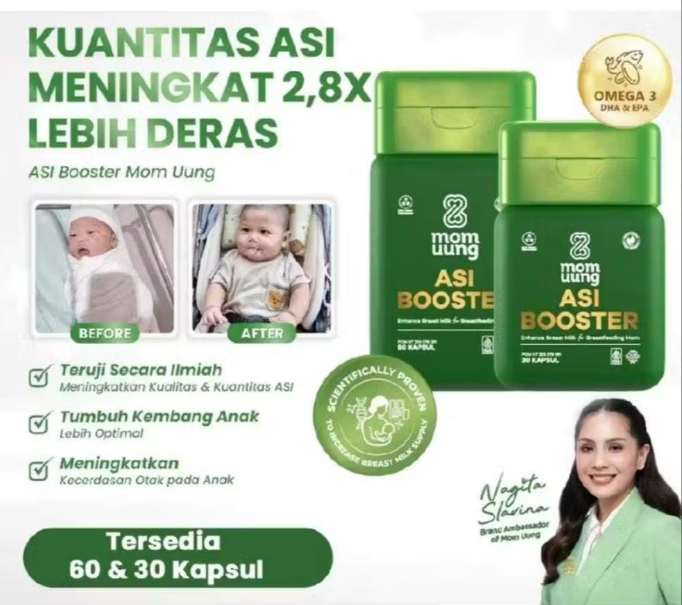 NEW Booster Mom Uung isi 60 kapsul