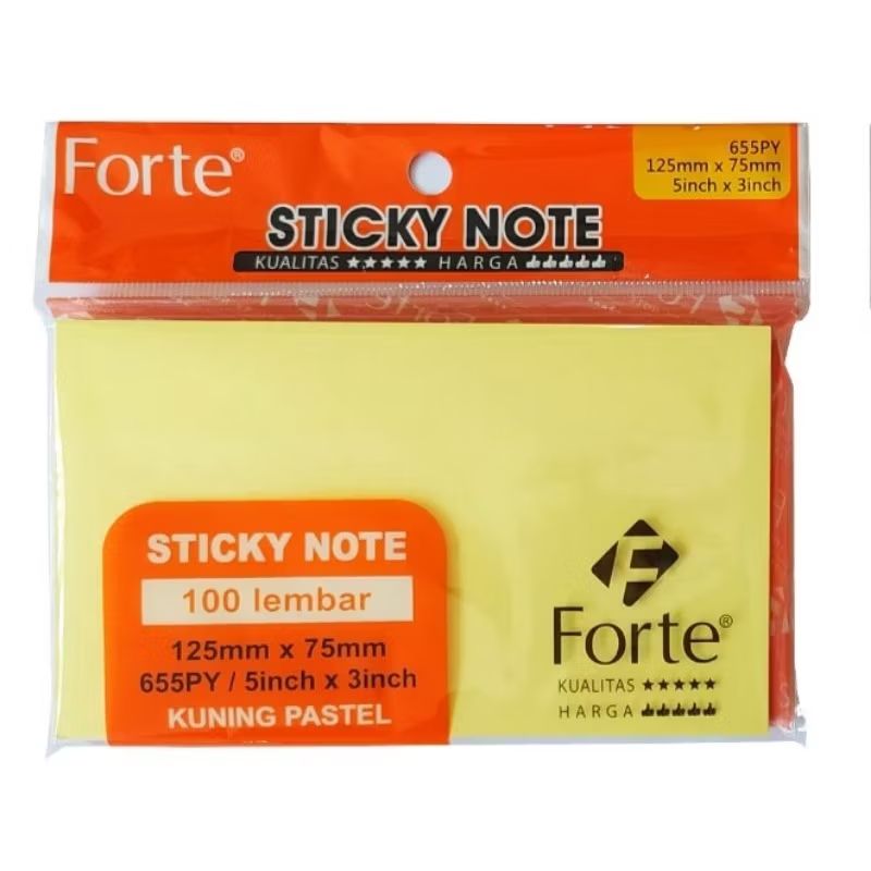 Sticky note forte 125x75mm 100lbr