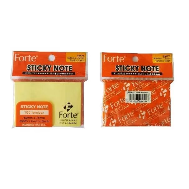Sticky note Forte 50x75mm 100lbr