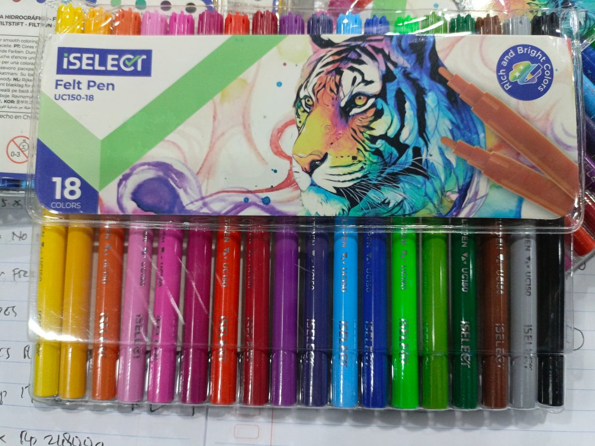 Deli iselect spidol 18warna