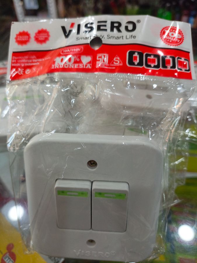 Saklar Visero seri/dobel 