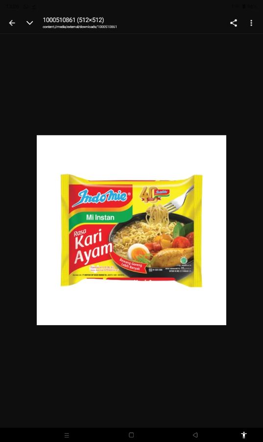 Indomi kari ayam 72g 