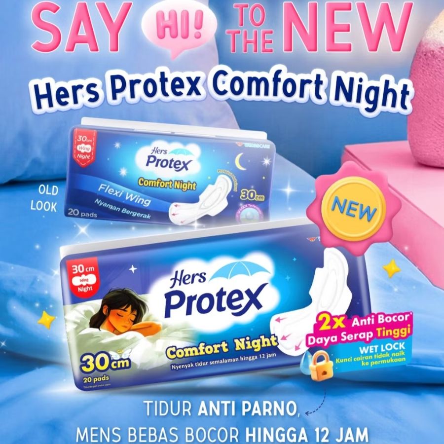 Pembalut Hers Protex 30cm isi 20 pad