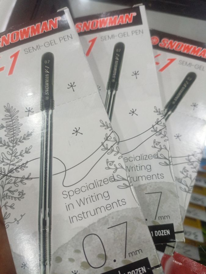 Pulpen snowman V-1
