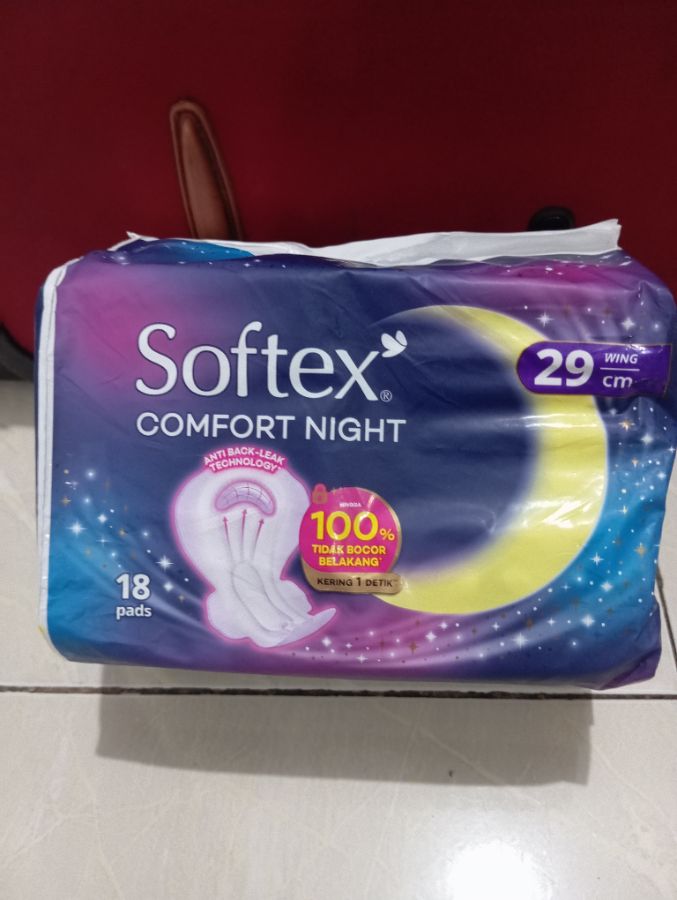 Softex Night 29cm 18pcs Pembalut