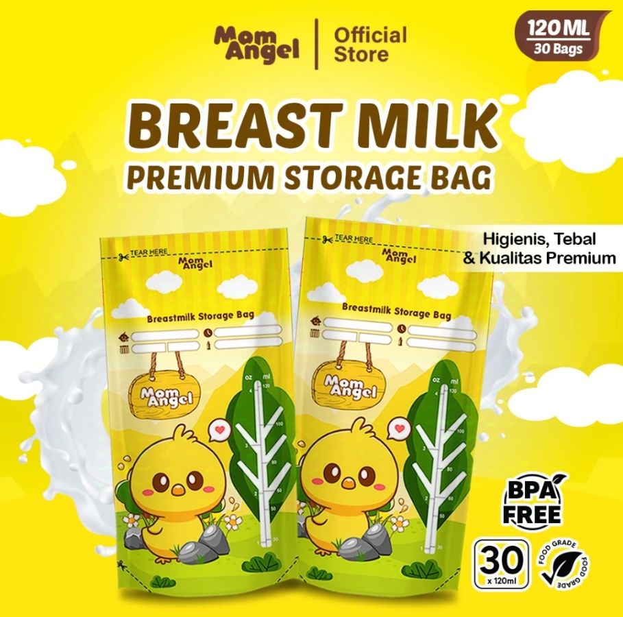 Kantong ASI Mom Angel Duck 120ml