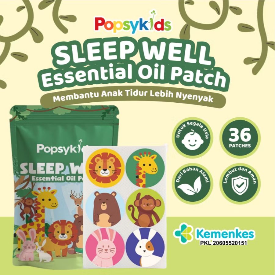Popsykids Sleep Stiker Aromaterapi