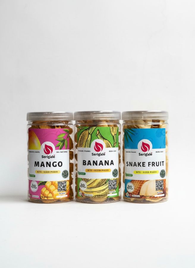 PAKET KARAKTER 3 (PISANG, SALAK, MANGGA SLICE)