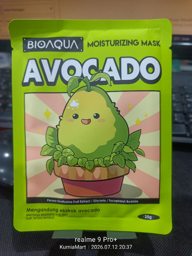Bioaqua mask avocado