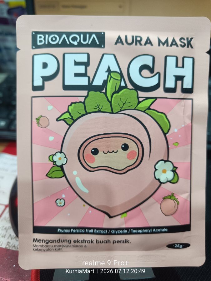 Bioaqua mask peach 