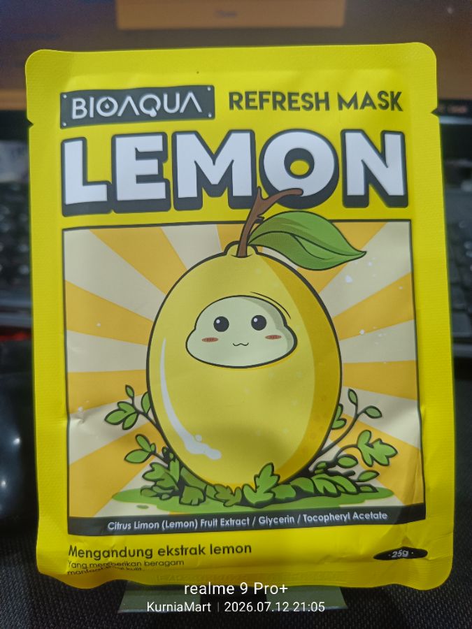 Bioaqua mask lemon