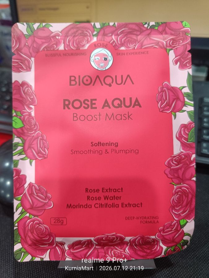 Bioaqua mask rose aqua
