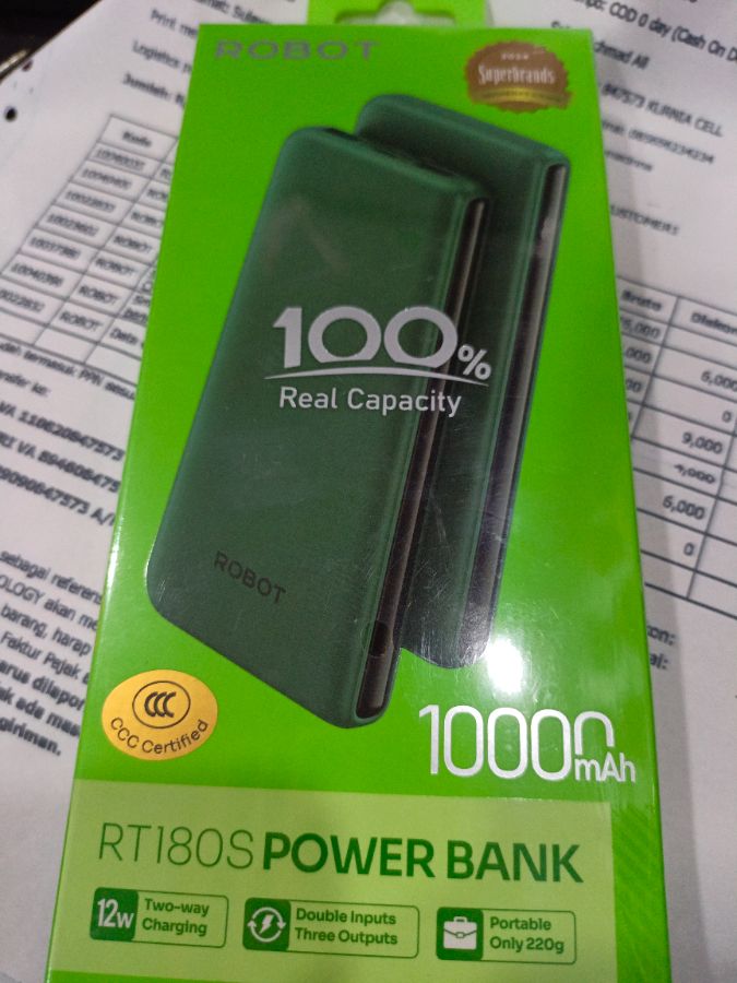 PWB RT180S 10000mah green