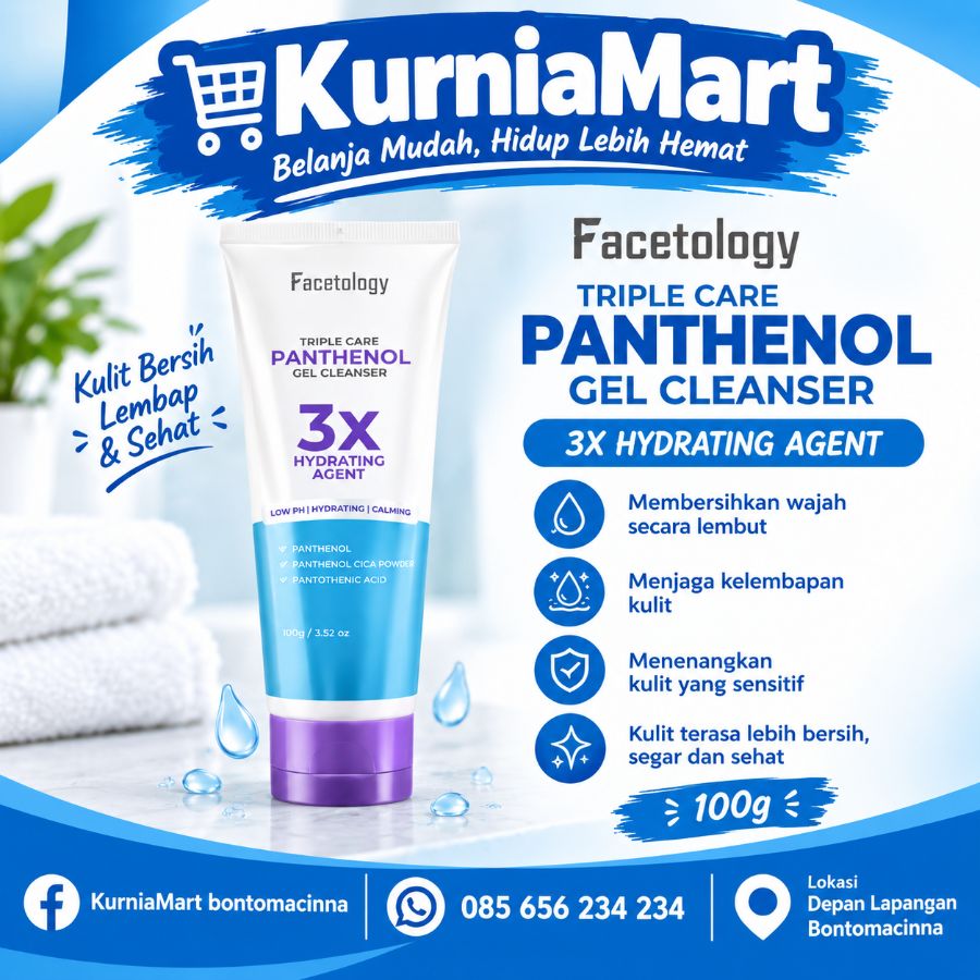 Facetology panthenol gel cleanser 