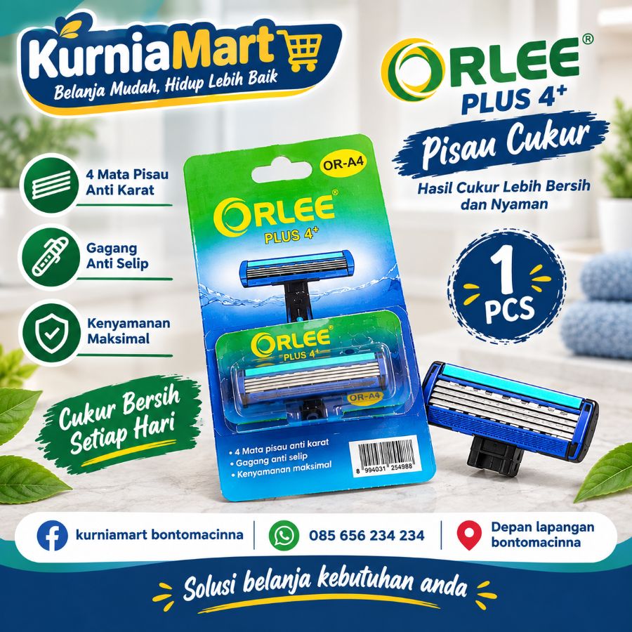 Alat cukur orlee 4 mata