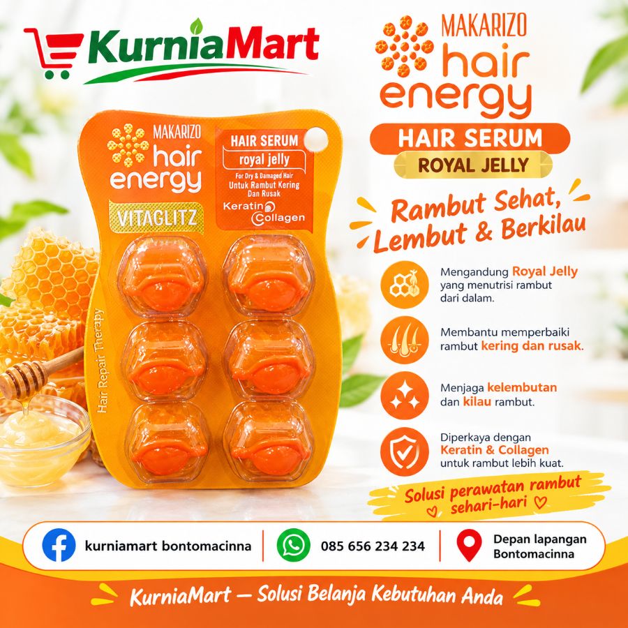 Makarizo hair serum royal jelly isi6