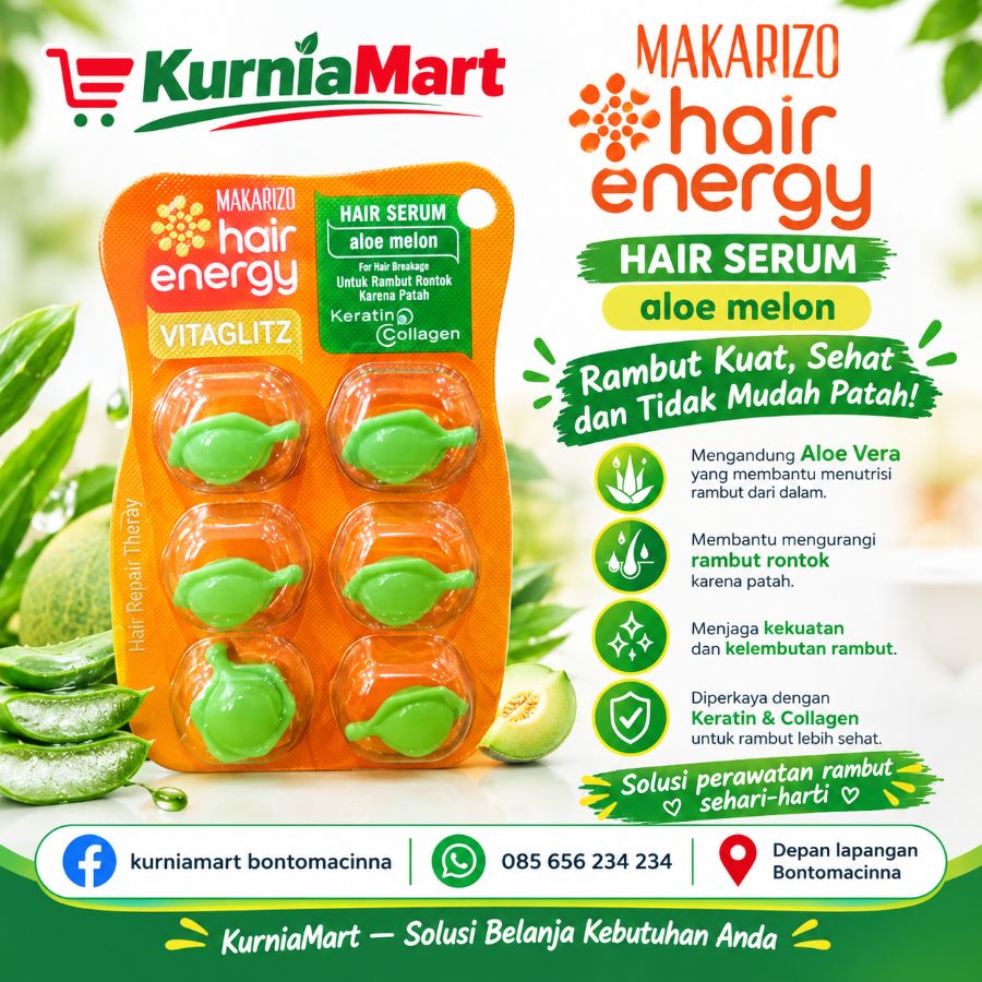 Makarizo hair serum Aloe melon isi6