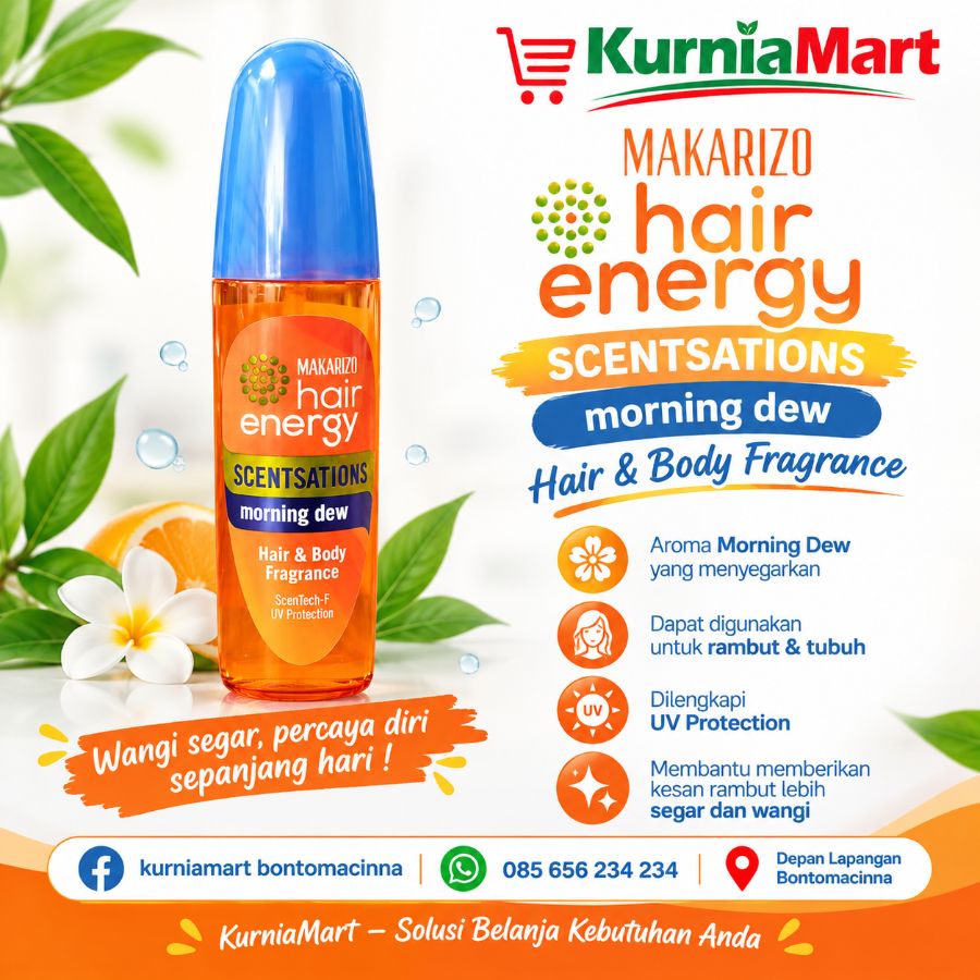 Makarizo hair&body morning dew 100ml