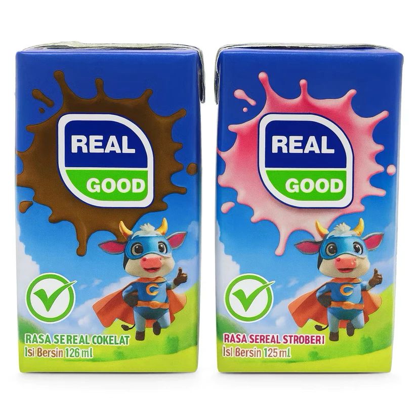 REAL GOOD SUSU UHT BRICK 125 ML
