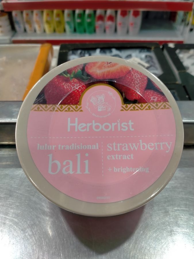 Lulur bali herborist strawberry 200g