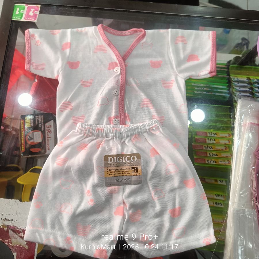 Set celana baju lengan pendek