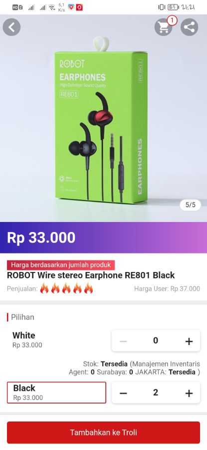 Headset ROBOT RE801