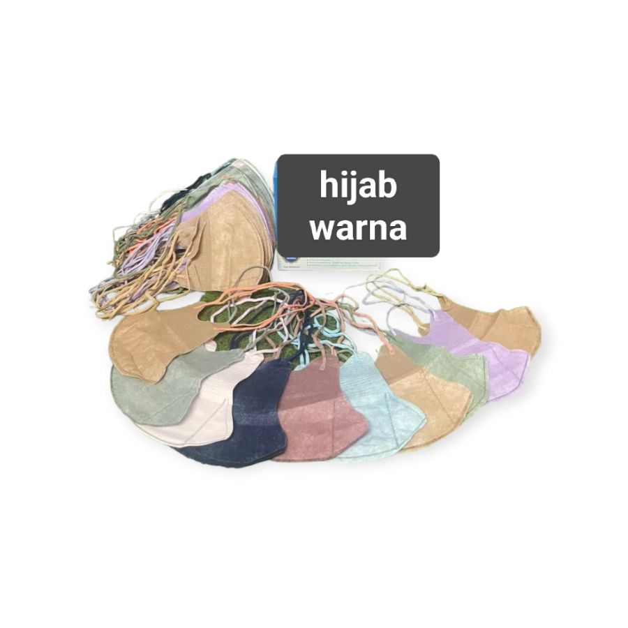Masker Duckbill hijab warna