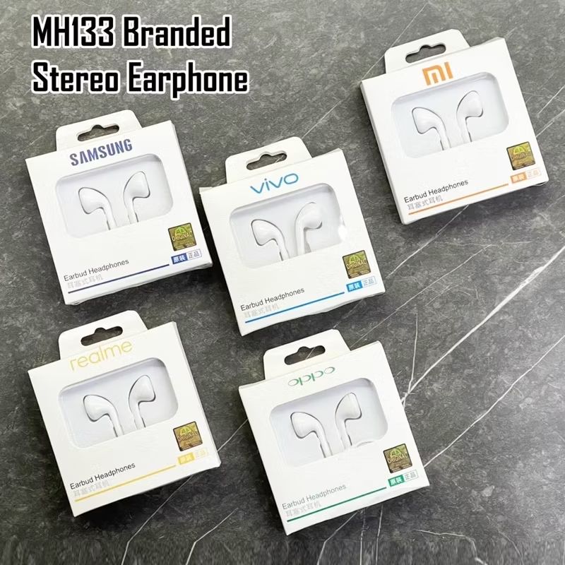 Headset Putih campur