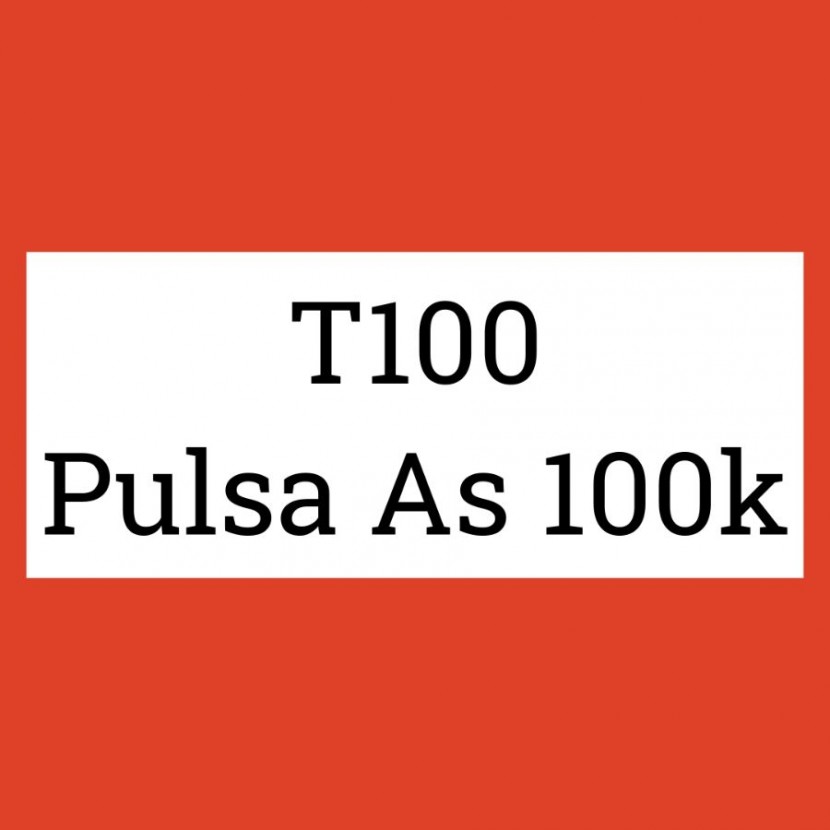 Pulsa 100k