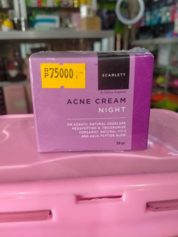 Scarlett ACNE  Cream Night 20gr