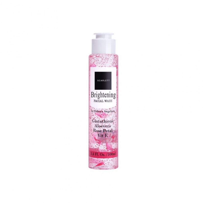 Scarlet bright facial wash